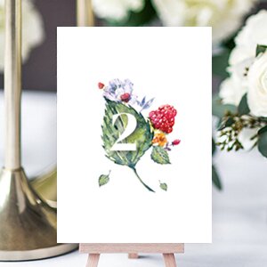 Numeros de mesa para matrimonios